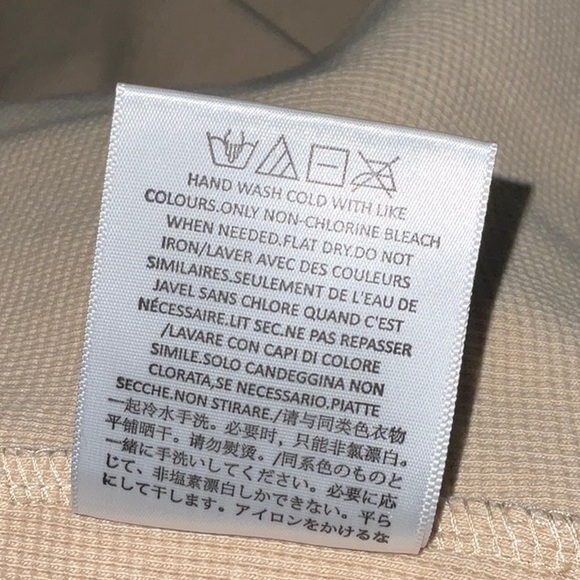 Fear of God Essentials Waffle Tank Sand MEDIUM NWT balletcore street rare - Picture 10 of 10